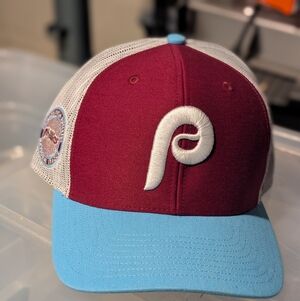 '47 Philadelphia Phillies Maroon and Light Blue Snapback Cap